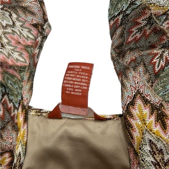 Sundance Southwestern Hippie Boho Crochet Multicolor Maxi Dress, Sz 8 - Picture 7 of 11